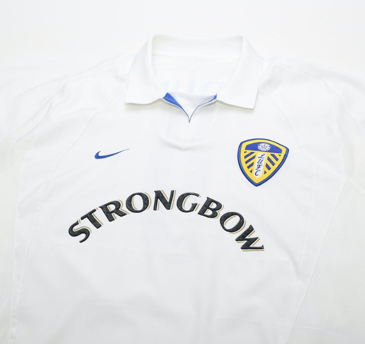 2002/03 VIDUKA #9 Leeds United Vintage Nike Home Football Shirt (XL)