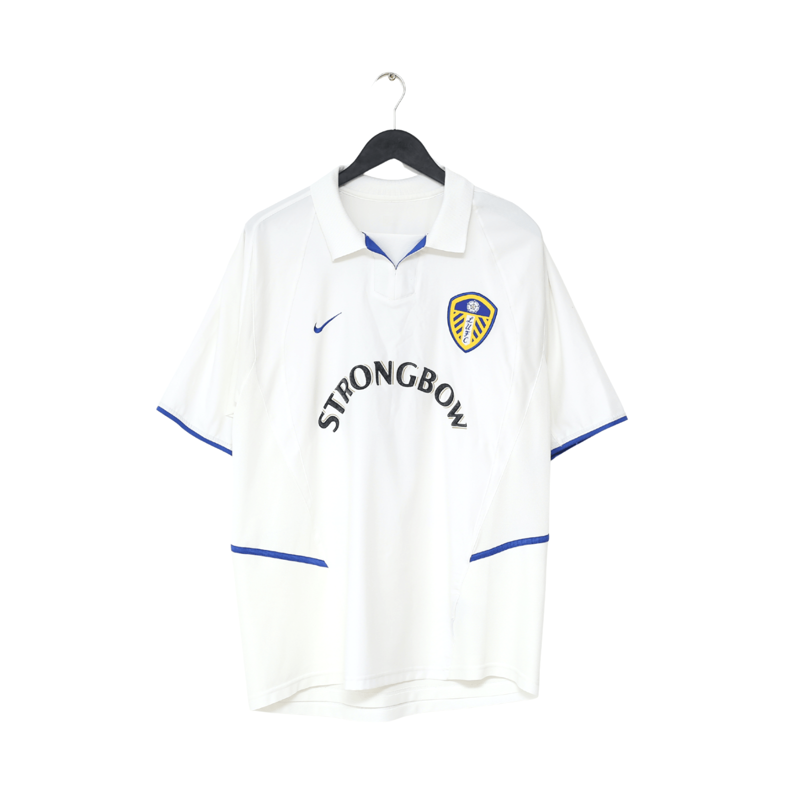 2002/03 VIDUKA #9 Leeds United Vintage Nike Home Football Shirt (XL)