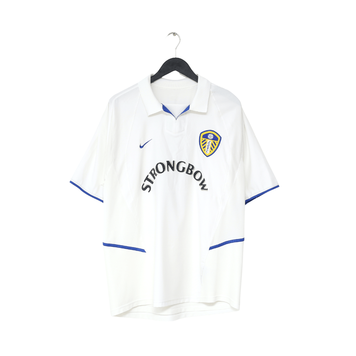 2002/03 VIDUKA #9 Leeds United Vintage Nike Home Football Shirt (XL)