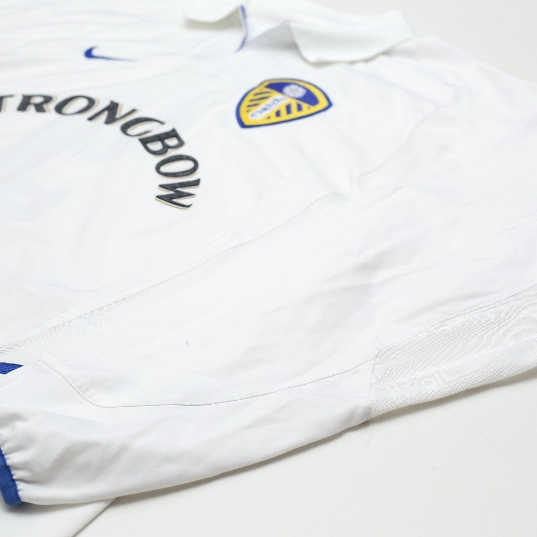 2002/03 Viduka #9 Leeds United Vintage Nike L/S Home Football Shirt (L)