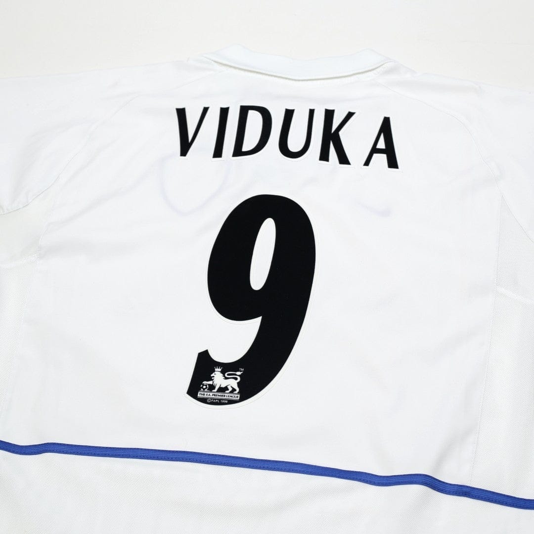 2002/03 Viduka #9 Leeds United Vintage Nike L/S Home Football Shirt (L)