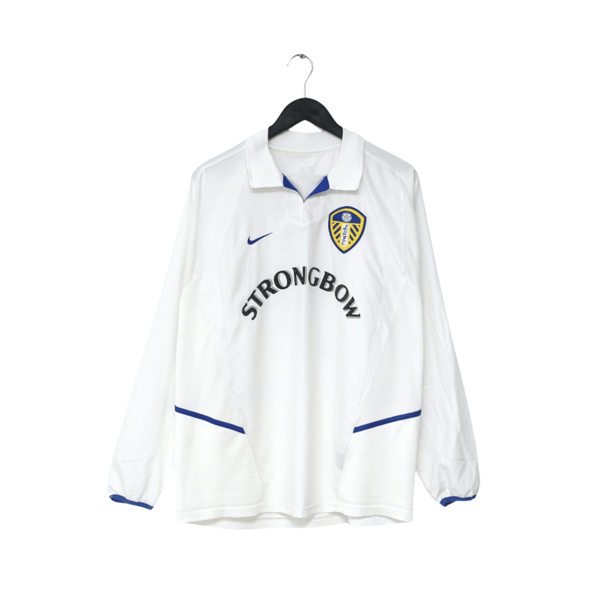2002/03 Viduka #9 Leeds United Vintage Nike L/S Home Football Shirt (L)