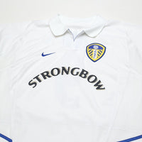 2002/03 Viduka #9 Leeds United Vintage Nike L/S Home Football Shirt (L)