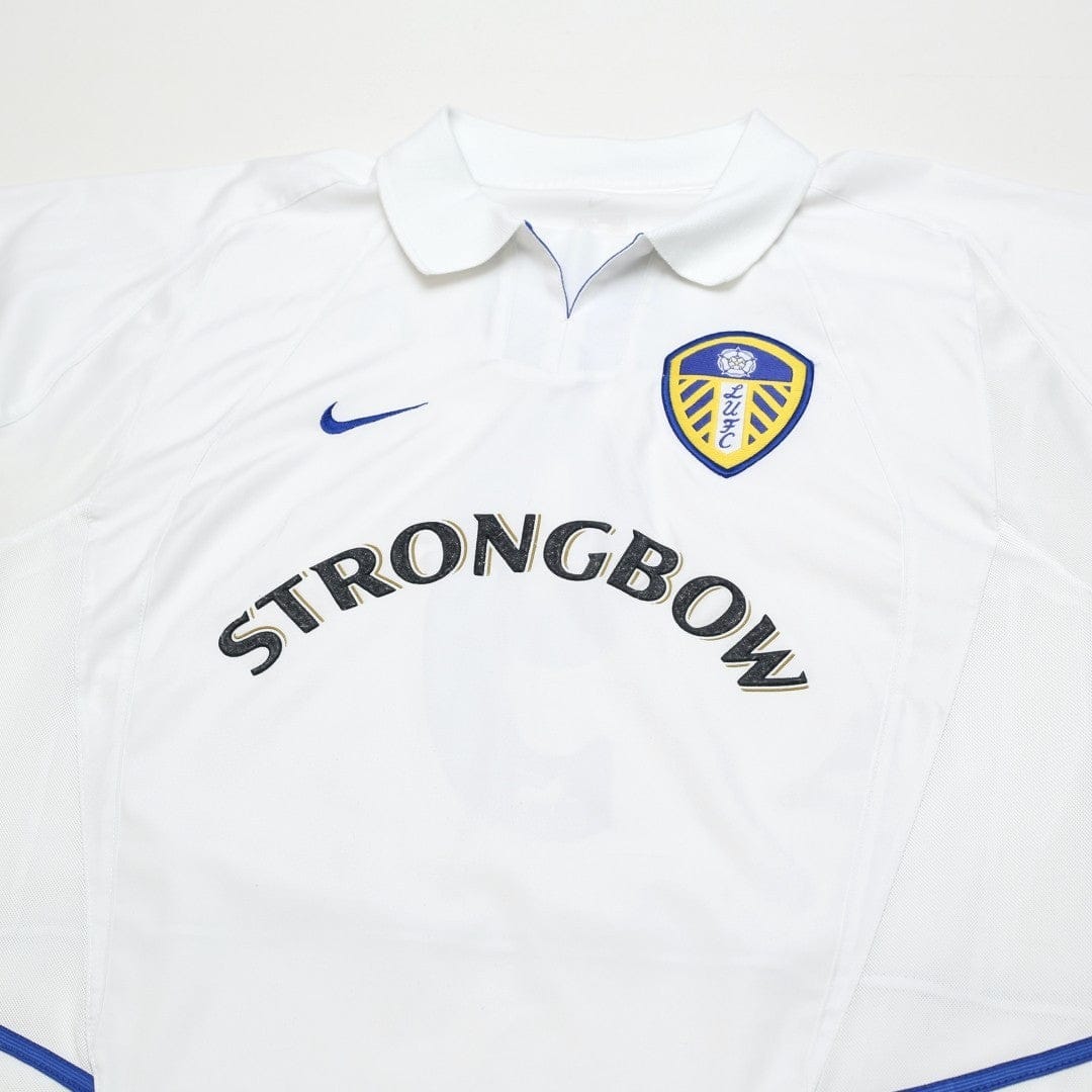 2002/03 Viduka #9 Leeds United Vintage Nike L/S Home Football Shirt (L)