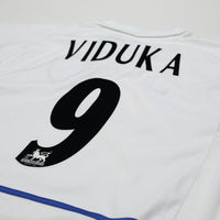 2002/03 Viduka #9 Leeds United Vintage Nike L/S Home Football Shirt (L)