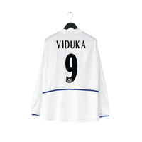 2002/03 Viduka #9 Leeds United Vintage Nike L/S Home Football Shirt (L)