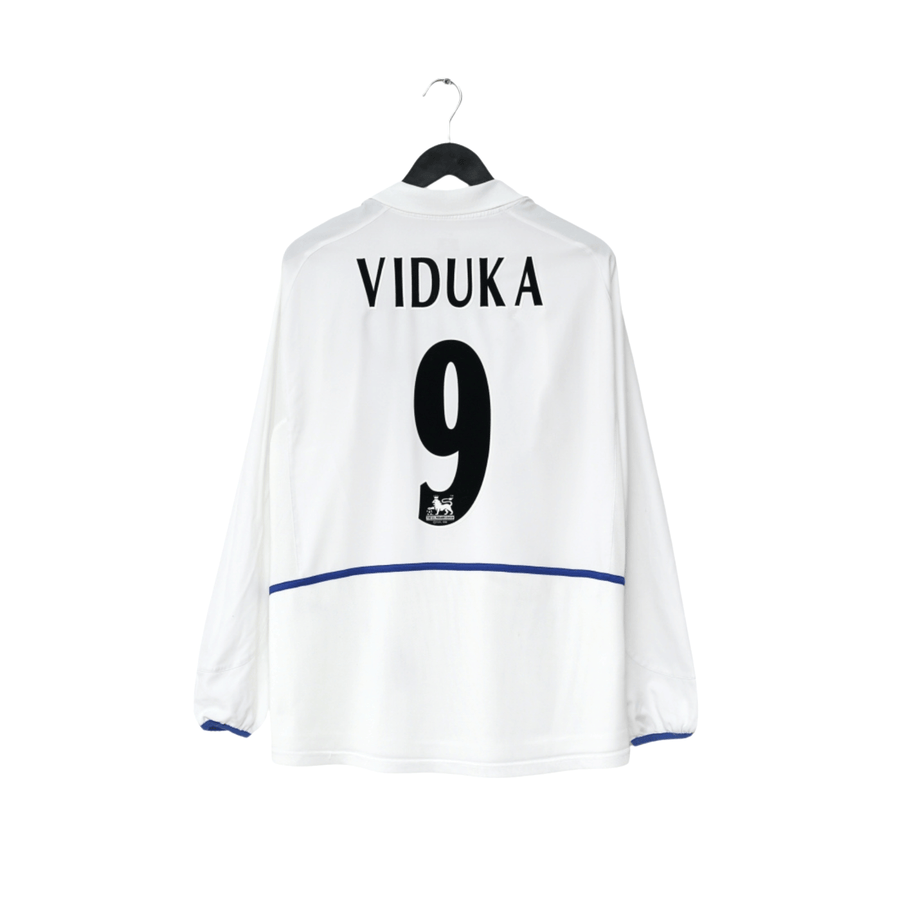 2002/03 Viduka #9 Leeds United Vintage Nike L/S Home Football Shirt (L)