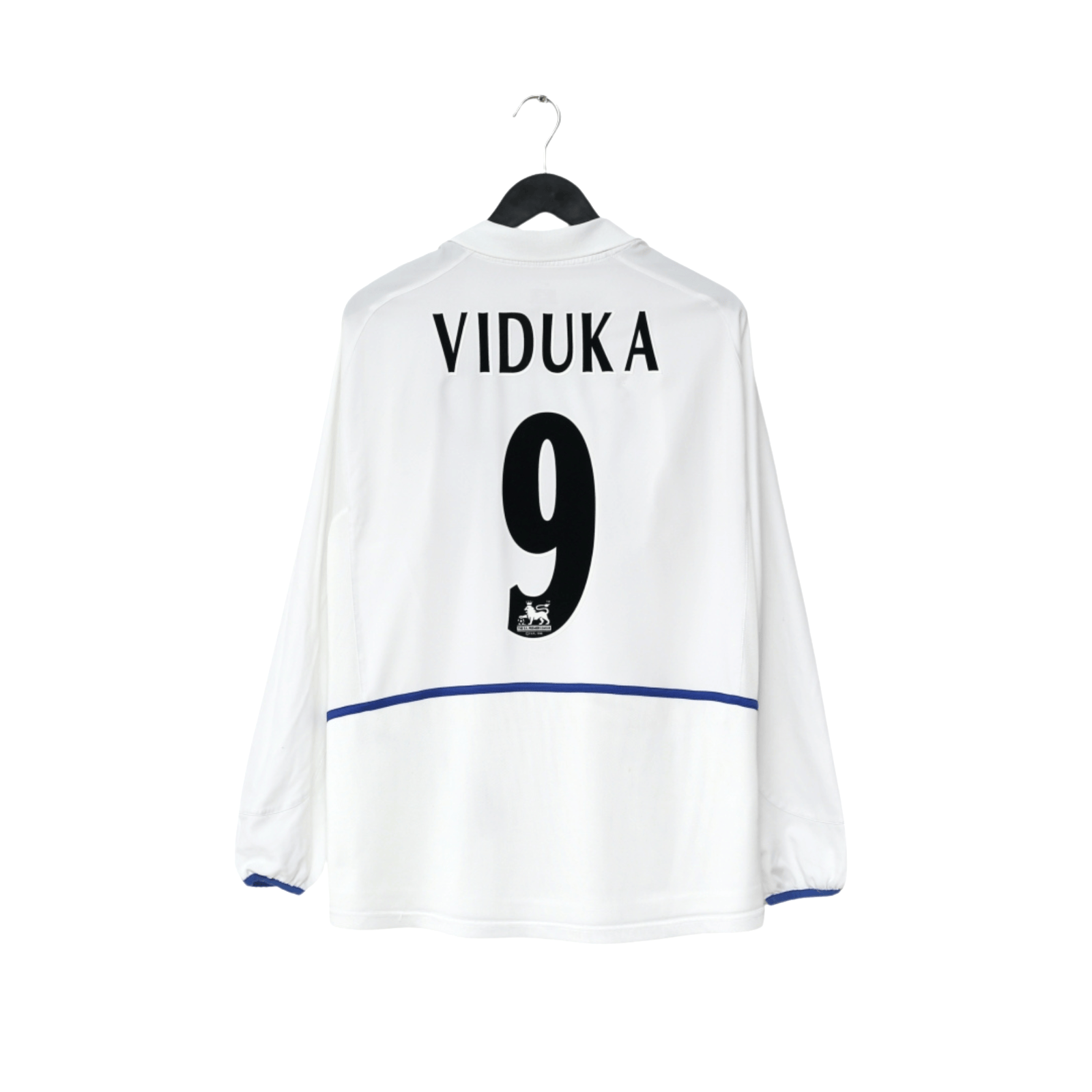 2002/03 Viduka #9 Leeds United Vintage Nike L/S Home Football Shirt (L)
