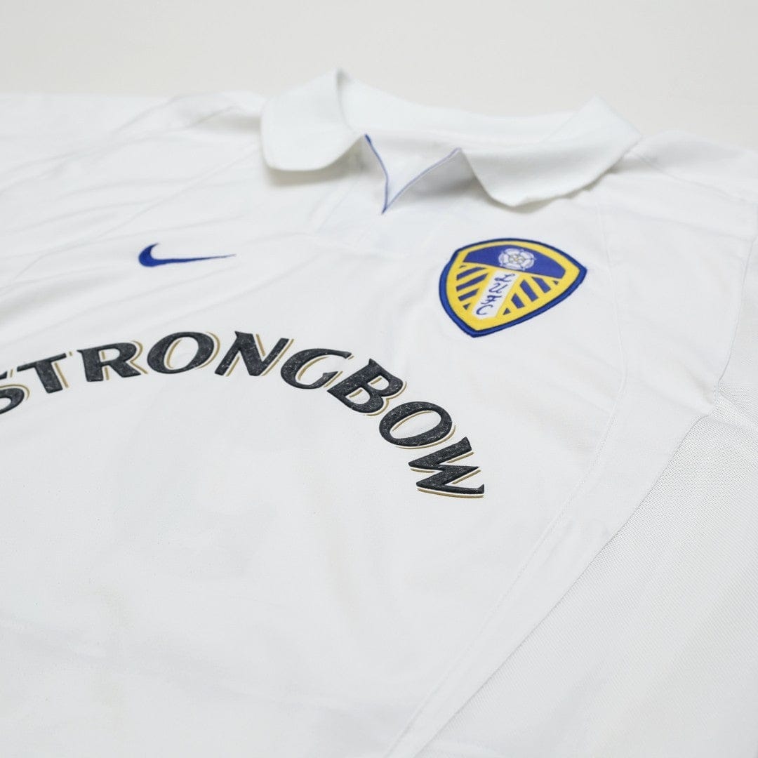 2002/03 Viduka #9 Leeds United Vintage Nike L/S Home Football Shirt (L)
