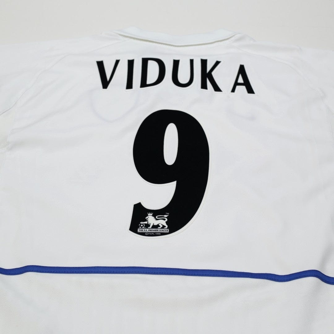 2002/03 Viduka #9 Leeds United Vintage Nike L/S Home Football Shirt (L)