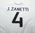 2002/03 ZANETTI #4 Inter Milan Vintage Nike Away Football Shirt (XL)