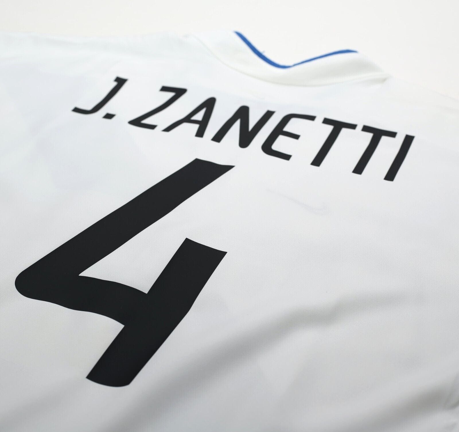 2002/03 ZANETTI #4 Inter Milan Vintage Nike Away Football Shirt (XL)