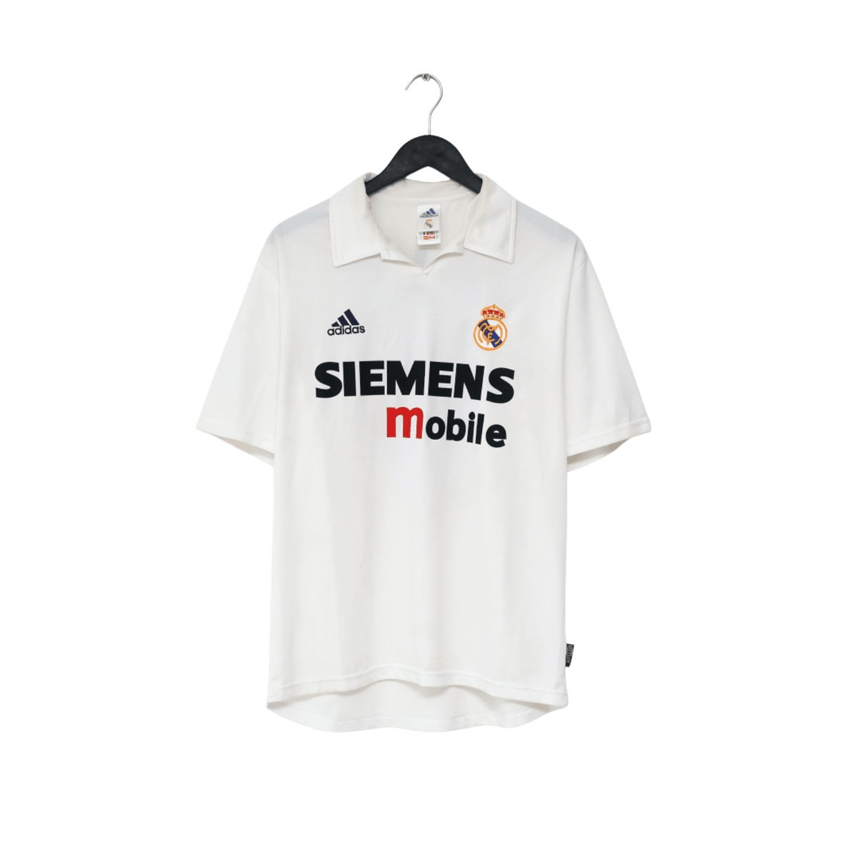 2002/03 Zidane #5 Real Madrid Vintage adidas Centenary Home Football Shirt (M)