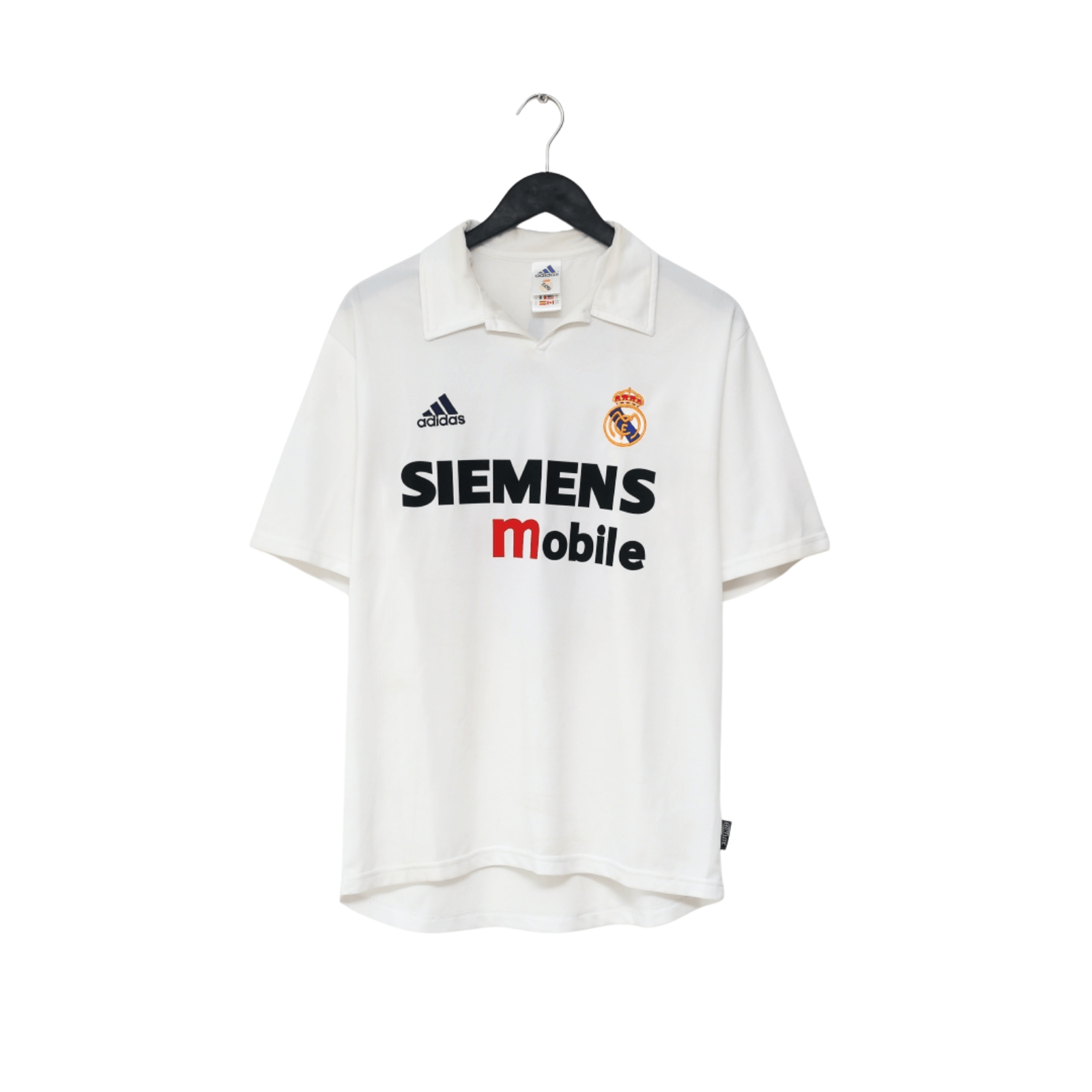 2002/03 Zidane #5 Real Madrid Vintage adidas Centenary Home Football Shirt (M)