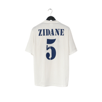 2002/03 Zidane #5 Real Madrid Vintage adidas Centenary Home Football Shirt (M)