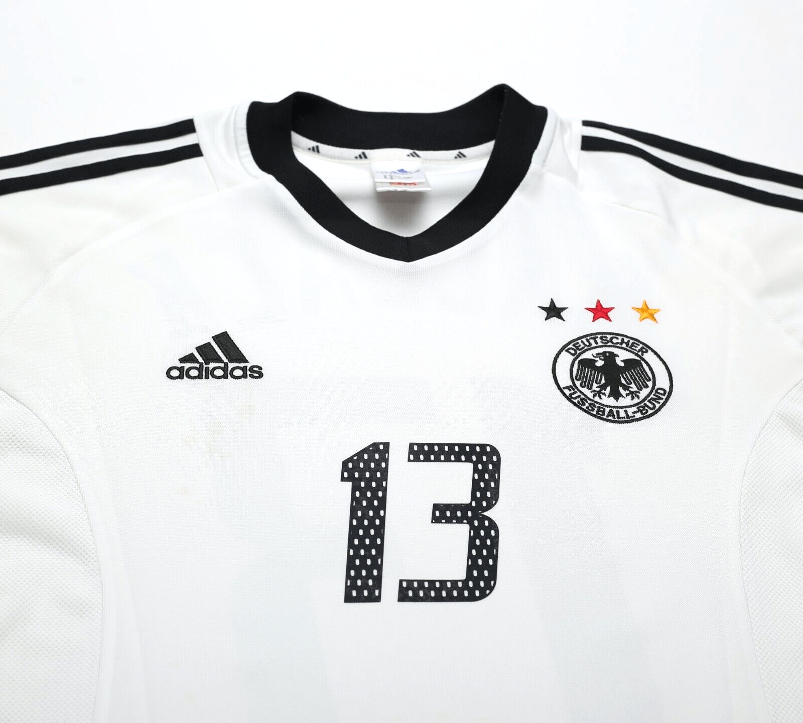2002/04 BALLACK #13 Germany Vintage adidas Home Football Shirt (XL) WC 2002