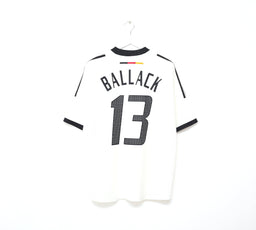 2002/04 BALLACK #13 Germany Vintage adidas Home Football Shirt (XL) WC 2002
