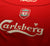 2002/04 BAROS #5 Liverpool Vintage Reebok Home Football Shirt Jersey (L)