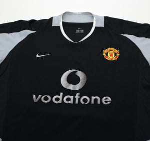 2002/04 BARTHEZ #1 Manchester United Vintage Nike S/S GK Football Shirt (XL)