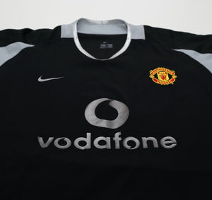 2002/04 BARTHEZ #1 Manchester United Vintage Nike S/S GK Football Shirt (XL)