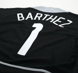 2002/04 BARTHEZ #1 Manchester United Vintage Nike S/S GK Football Shirt (XL)