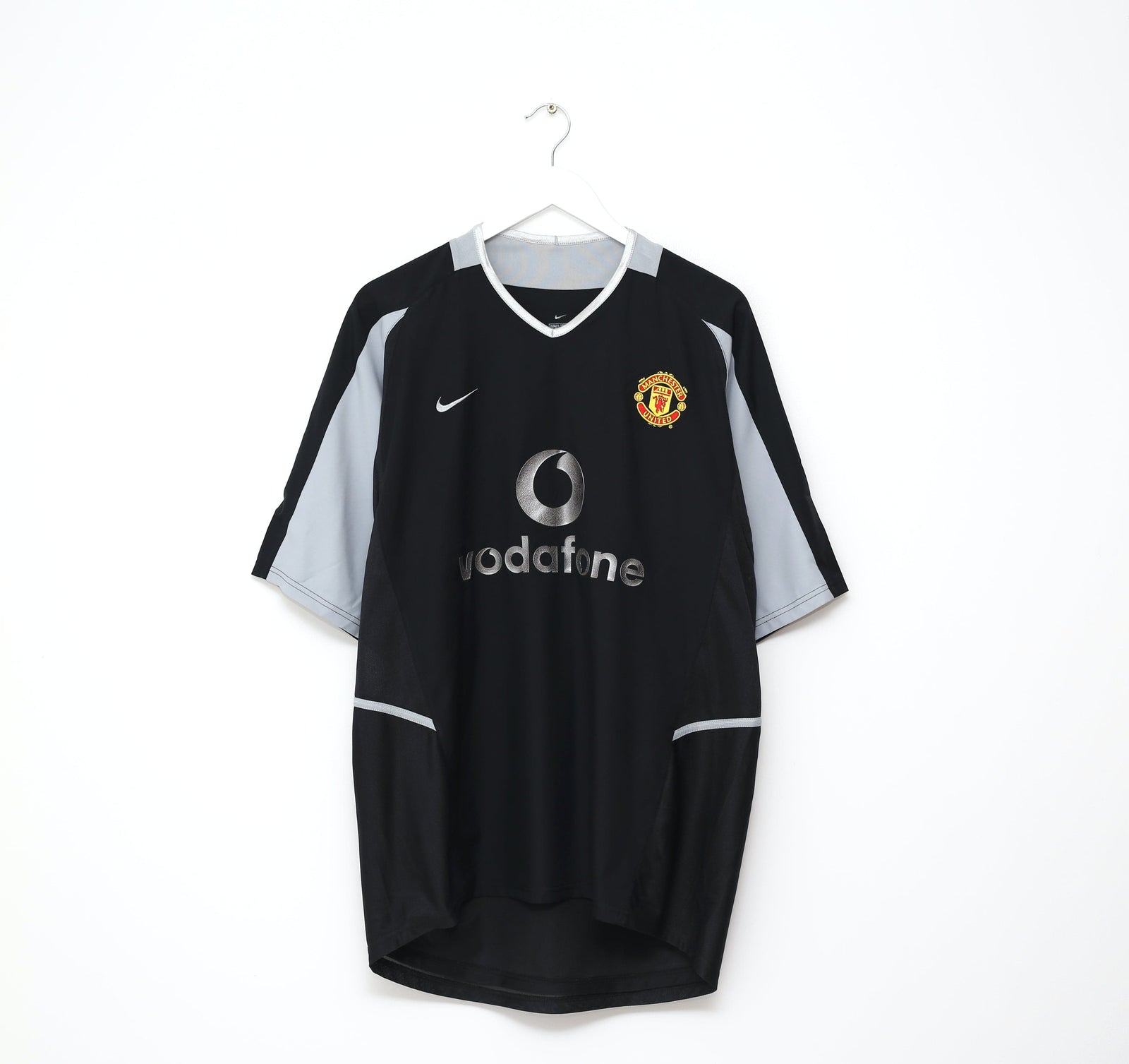 2002/04 BARTHEZ #1 Manchester United Vintage Nike S/S GK Football Shirt (XL)