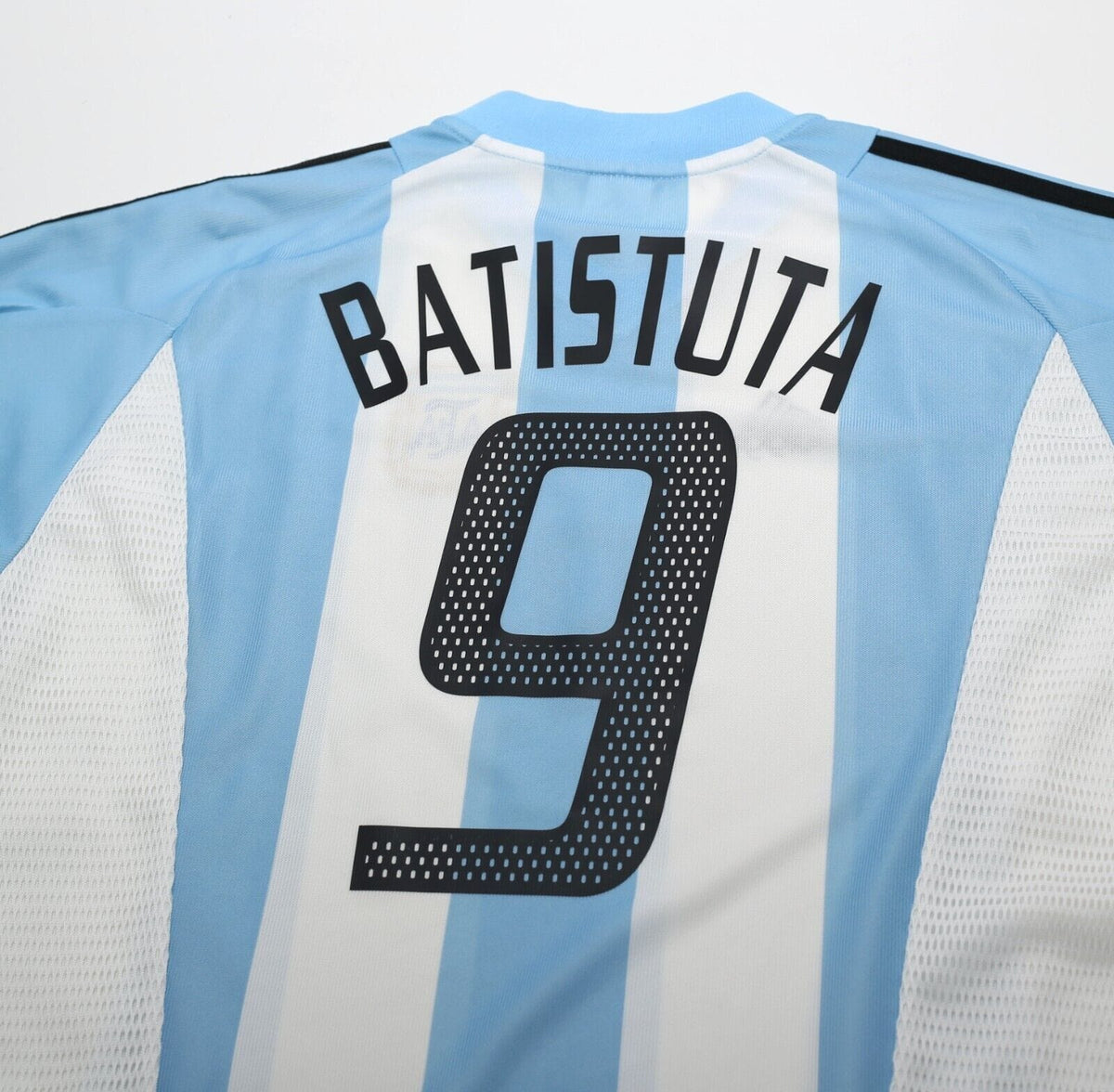 2002/04 BATISTUTA #9 Argentina Vintage adidas Home Football Shirt Jersey (L)