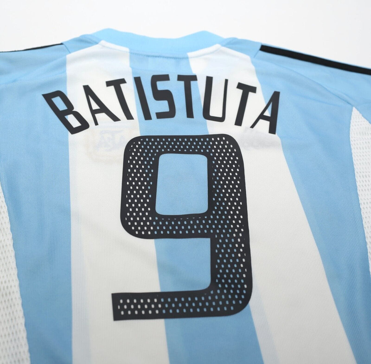 2002/04 BATISTUTA #9 Argentina Vintage adidas Home Football Shirt Jersey (L)