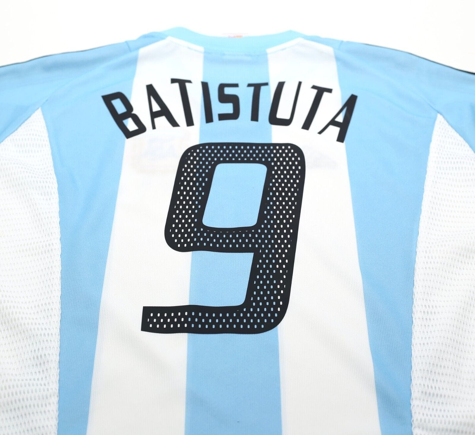 2002/04 BATISTUTA #9 Argentina Vintage adidas Home Football Shirt Jersey (XL)