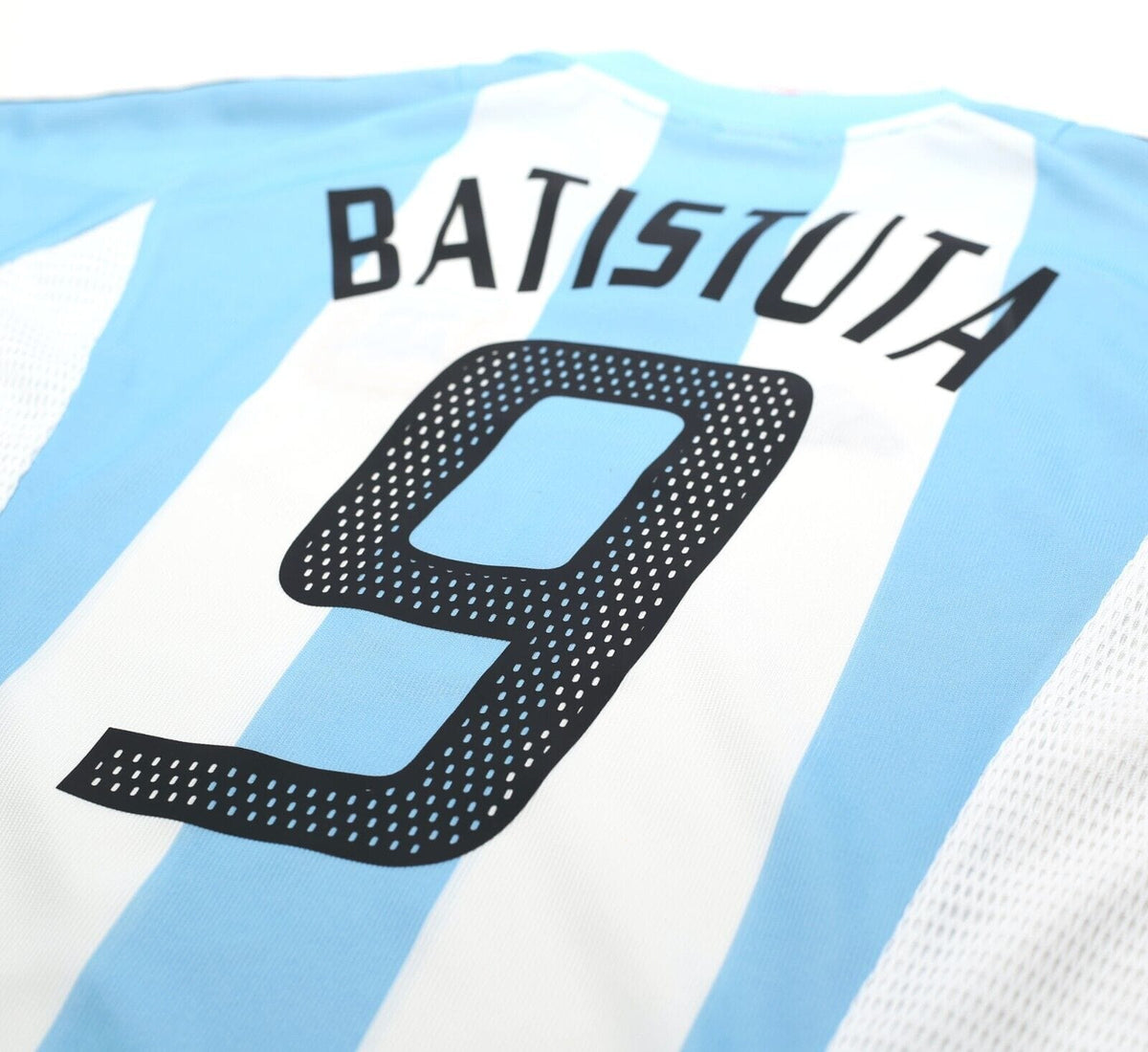 2002/04 BATISTUTA #9 Argentina Vintage adidas Home Football Shirt Jersey (XL)