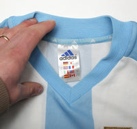 2002/04 BATISTUTA #9 Argentina Vintage adidas Home Football Shirt (XL) WC 2002