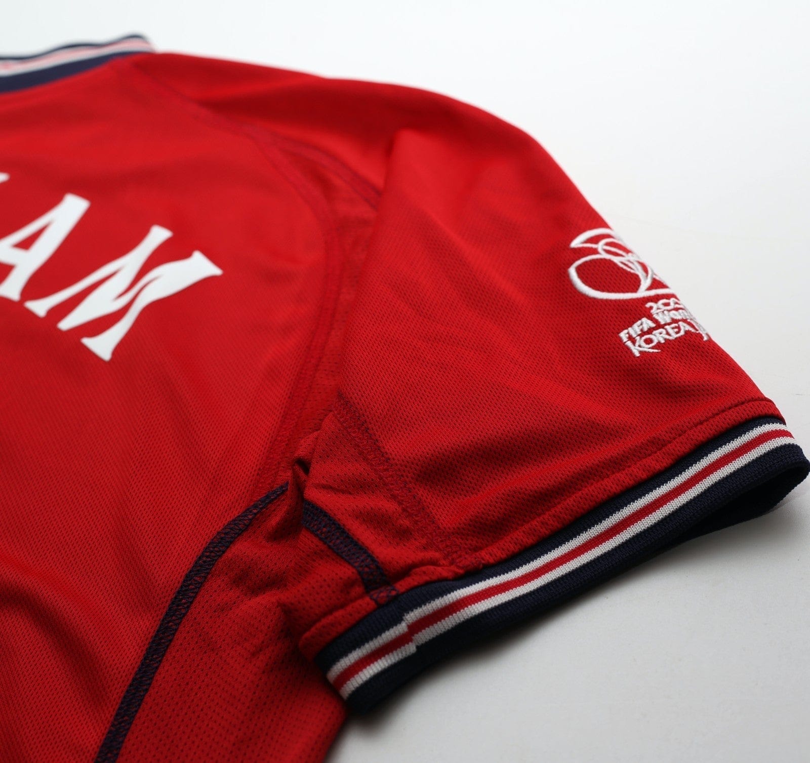 2002/04 BECKHAM #7 England Vintage Umbro Away Football Shirt (L) Argentina WC