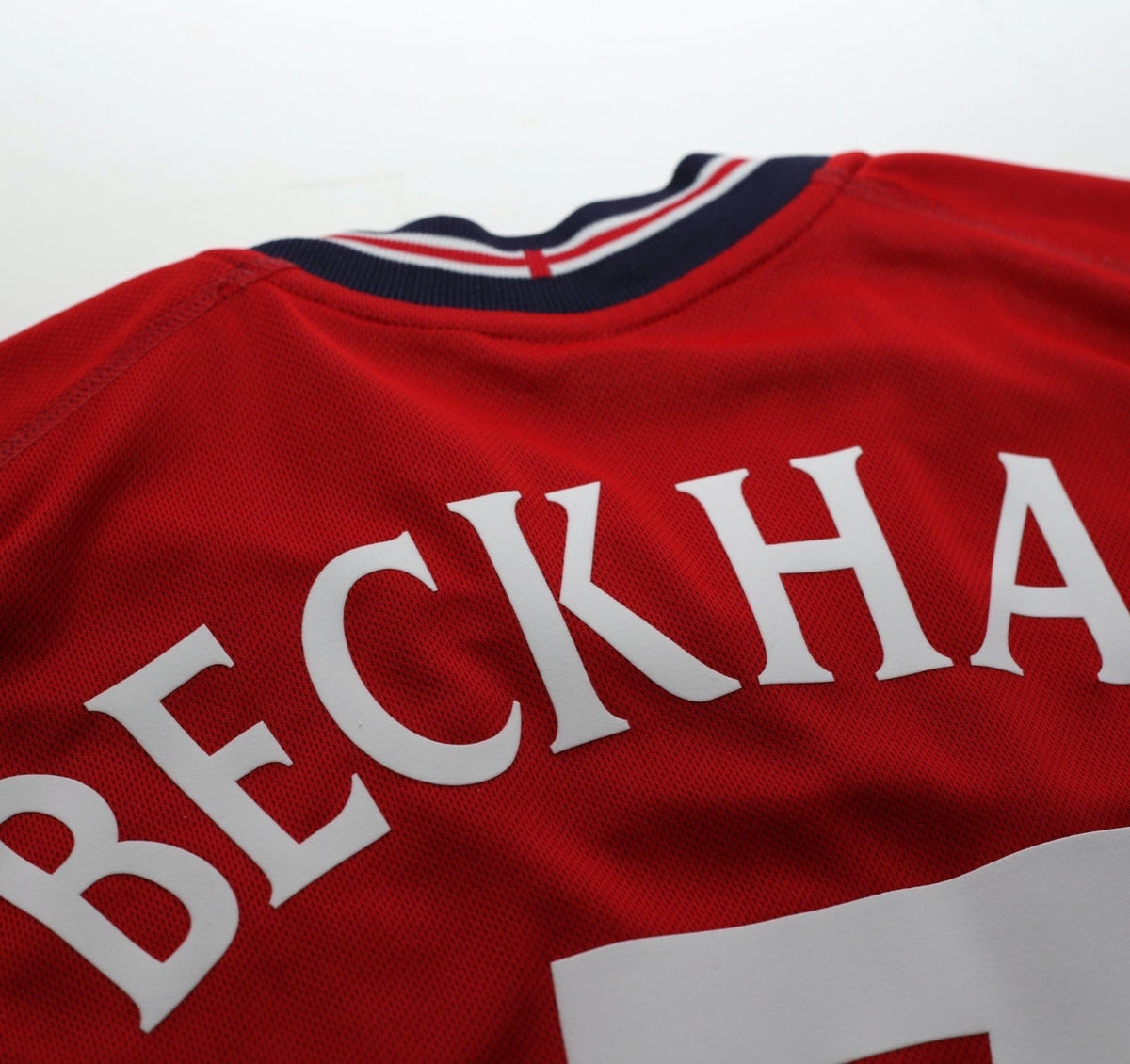 2002/04 BECKHAM #7 England Vintage Umbro Away Football Shirt (L) Argentina WC