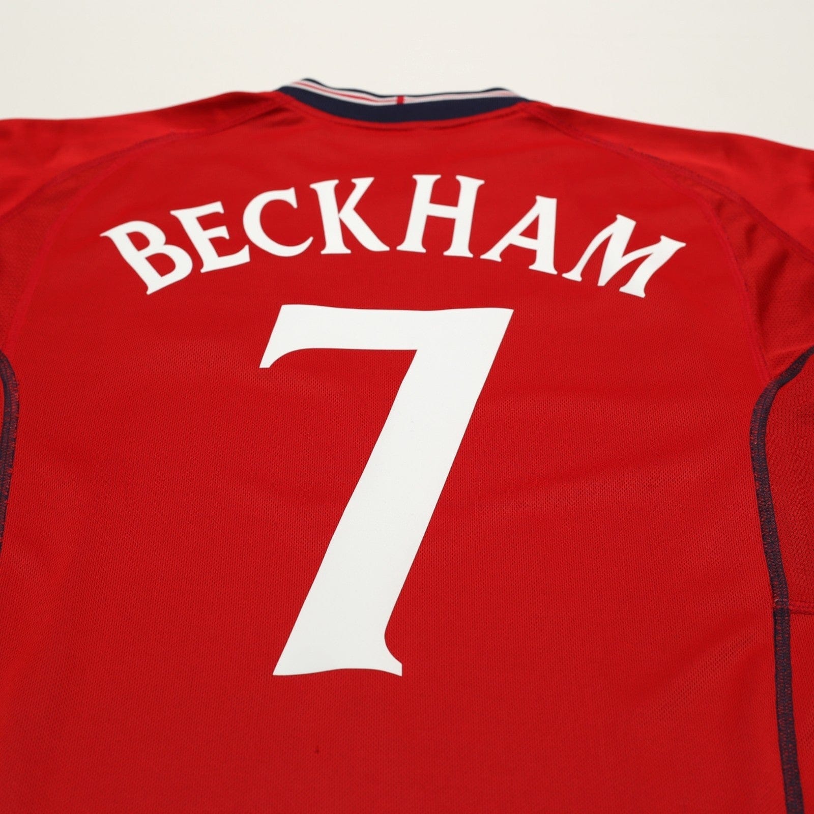 2002/04 Beckham #7 England Vintage Umbro Away Football Shirt (M) Argentina WC