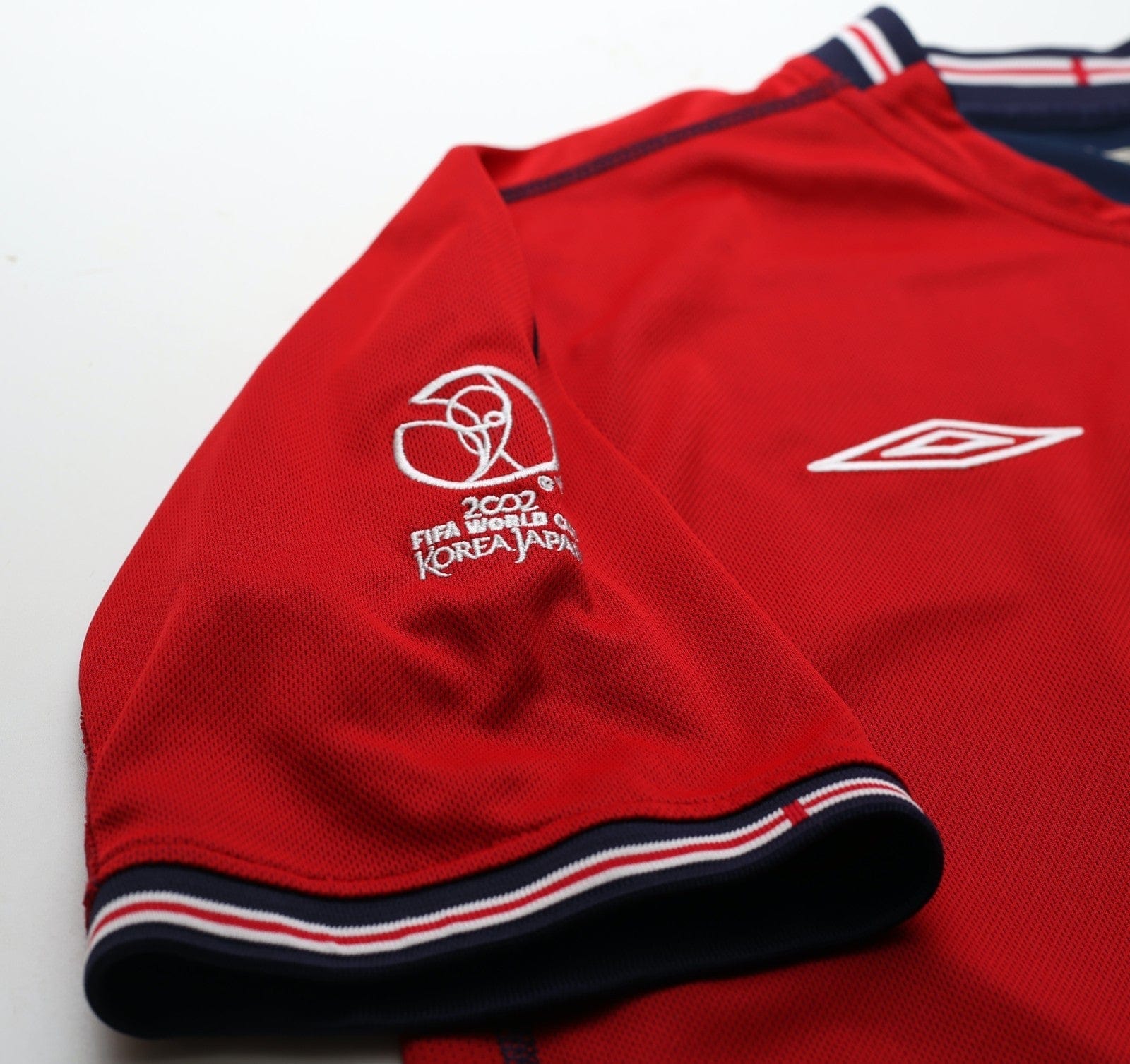 2002/04 BECKHAM #7 England Vintage Umbro Away Football Shirt (XL) Argentina WC