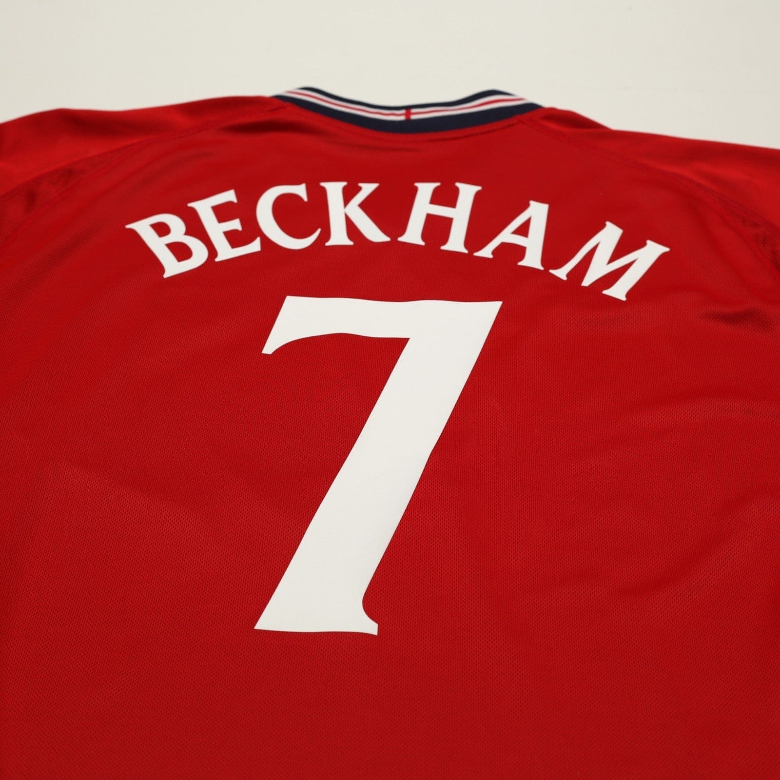 2002/04 Beckham #7 England Vintage Umbro Away Football Shirt (XL) Argentina WC