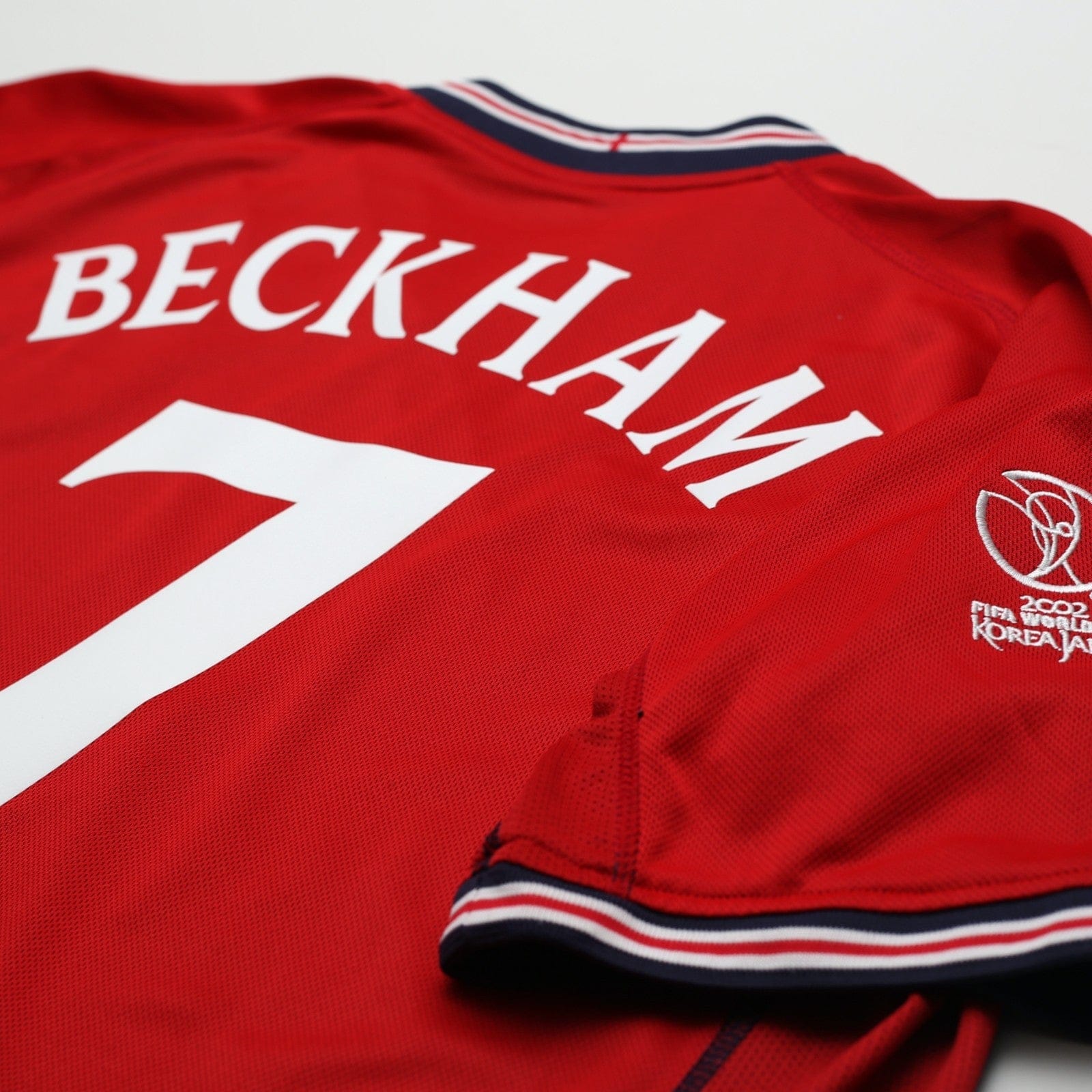2002/04 Beckham #7 England Vintage Umbro Away Football Shirt (XL) Argentina WC