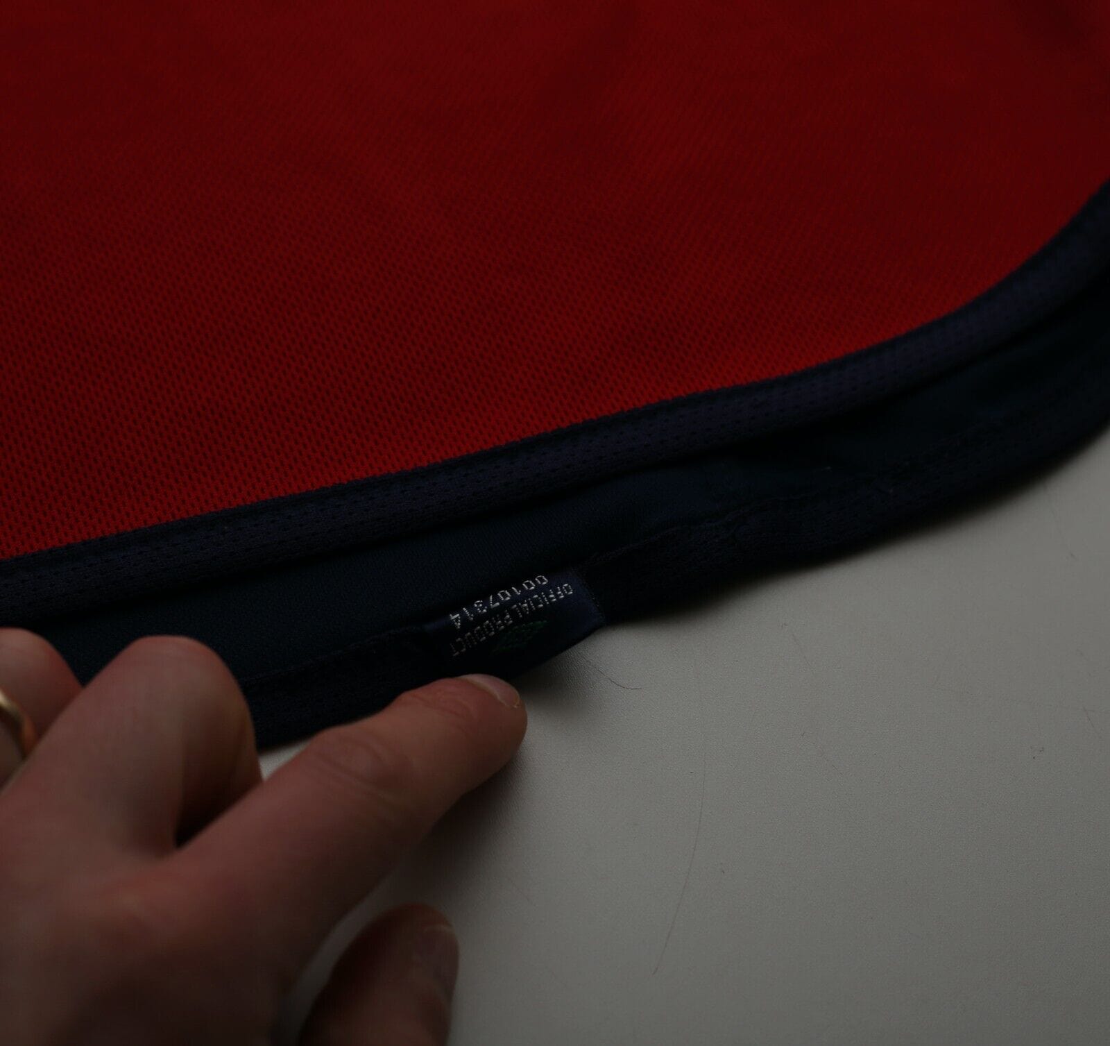 2002/04 BECKHAM #7 England Vintage Umbro Away LS Football Shirt (L) Argentina WC