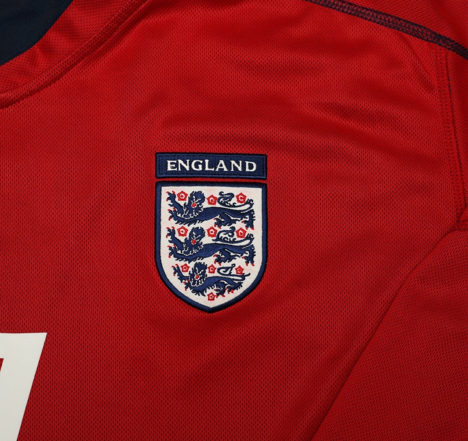 2002/04 BECKHAM #7 England Vintage Umbro Away LS Football Shirt XL Argentina WC