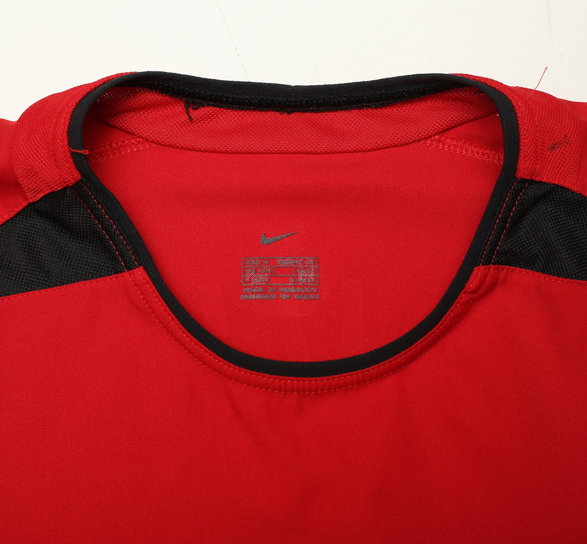 2002/04 BECKHAM #7 Manchester United Vintage Nike UCL Home Football Shirt (M)