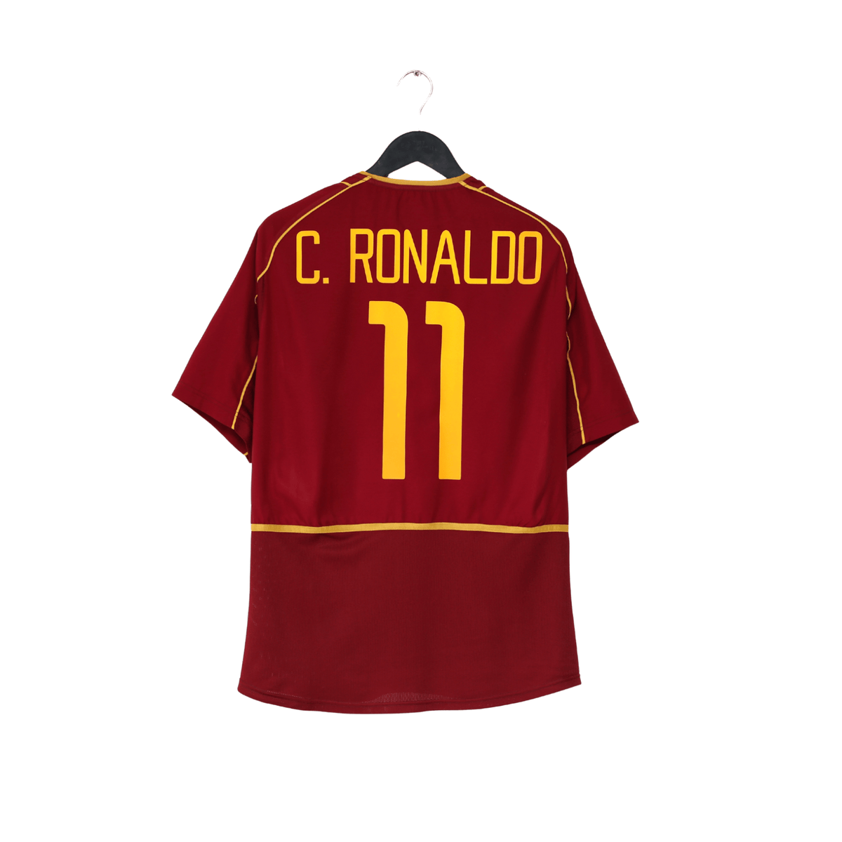 2002/04 C. RONALDO #11 Portugal Vintage Nike Home Football Shirt (L)