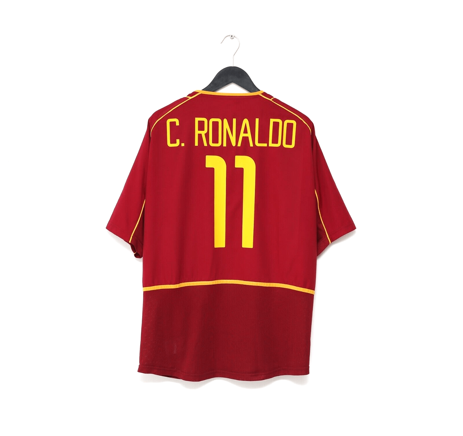 2002/04 C. RONALDO #11 Portugal Vintage Nike Home Football Shirt (XL)