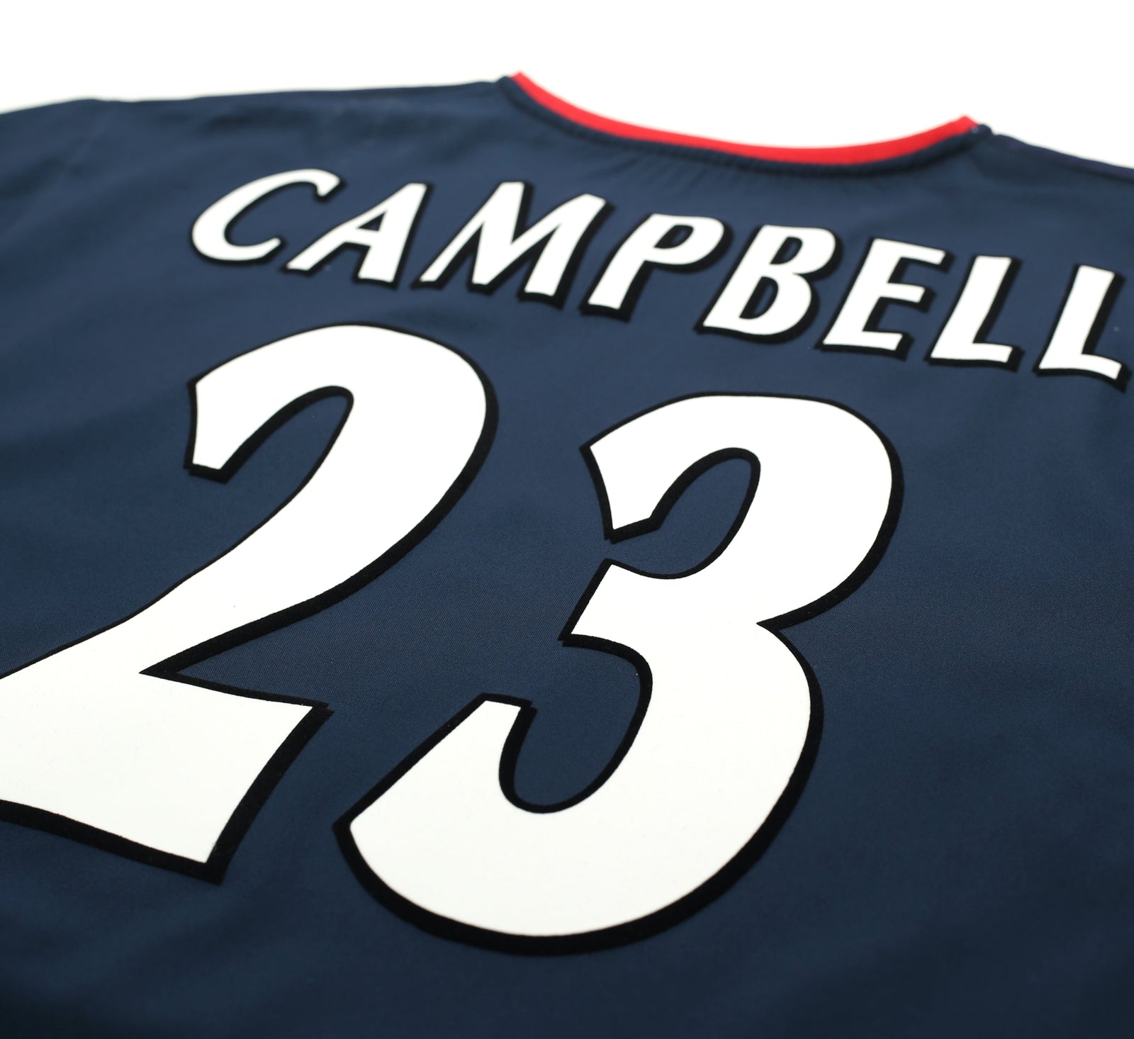 2002/04 CAMPBELL #23 Arsenal Vintage Nike Away Football Shirt Jersey (XL)