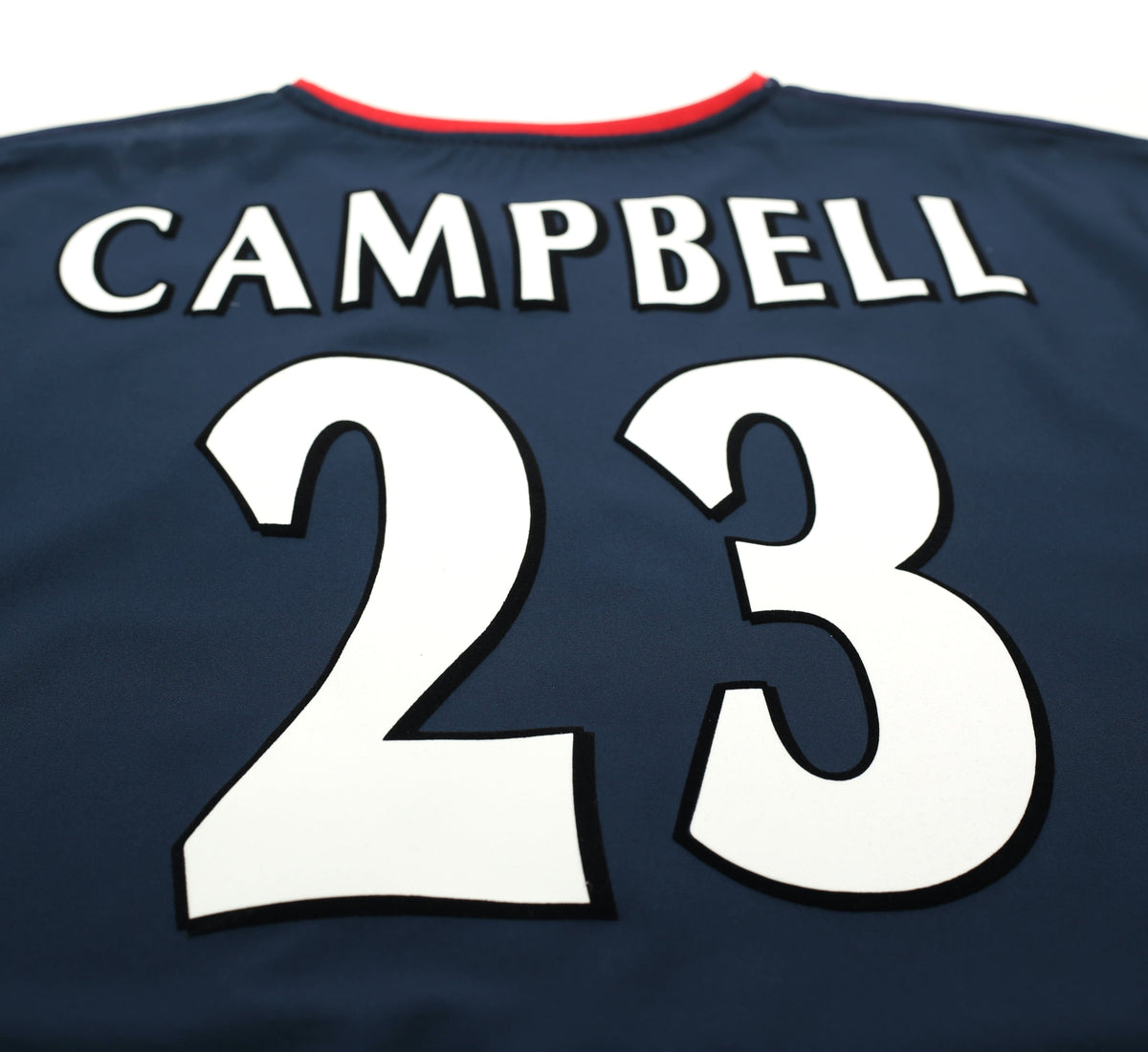 2002/04 CAMPBELL #23 Arsenal Vintage Nike Away Football Shirt Jersey (XL)