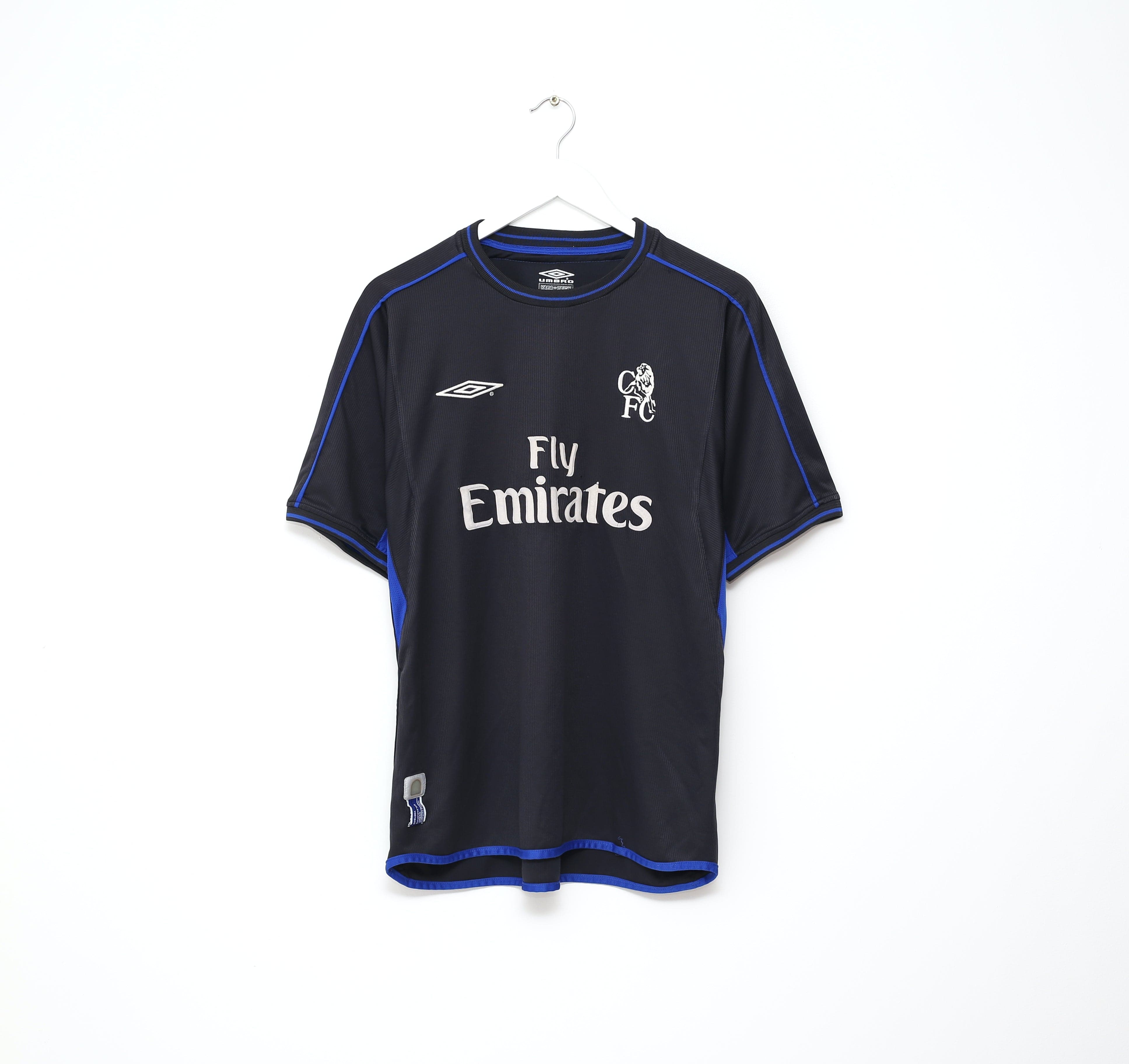 Maillot CHELSEA away UMBRO shirt 2002 football AUTOGLASS vintage jersey jaune L Maillot CHELSEA away UMBRO shirt 2002 football AUTOGLASS vintage jersey jaune L