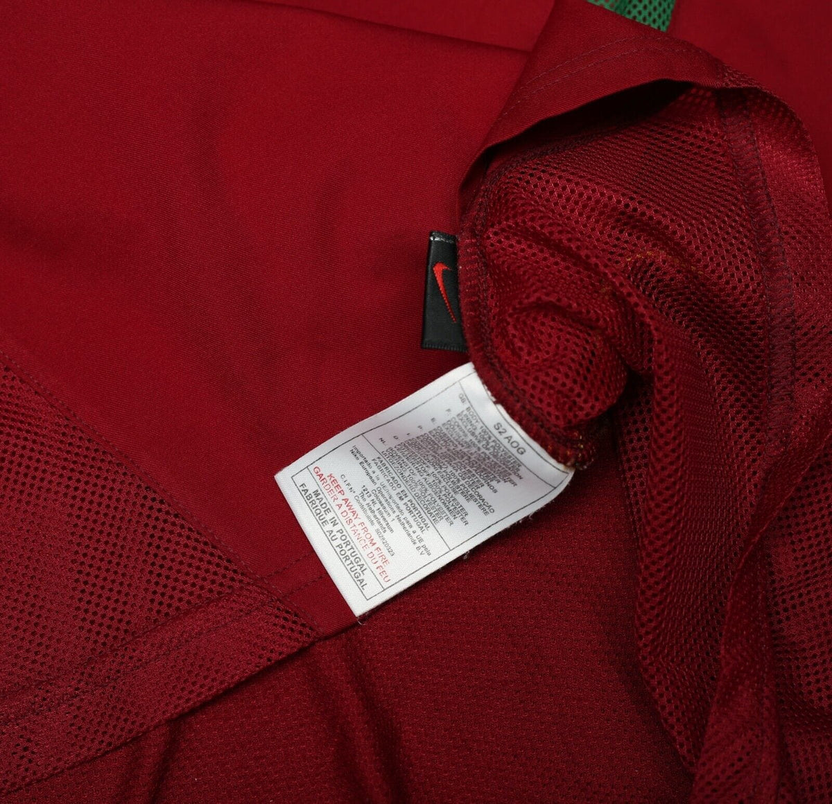 2002/04 FIGO #7 Portugal Vintage Nike Player Issue Spec Home Football Shirt (L)