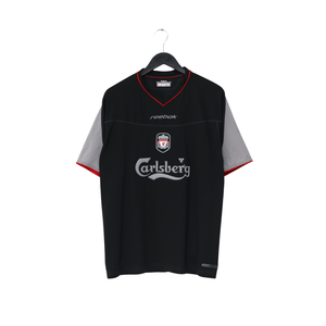 2002/04 Gerrard #17 Liverpool Vintage Reebok Away Football Shirt (L)