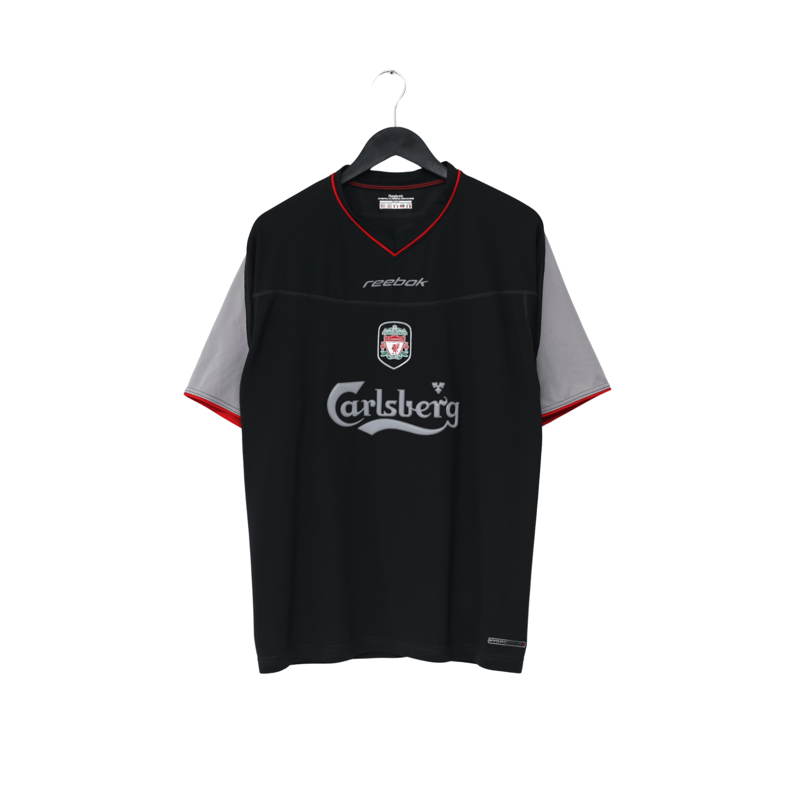 2002/04 Gerrard #17 Liverpool Vintage Reebok Away Football Shirt (L)