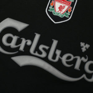 2002/04 Gerrard #17 Liverpool Vintage Reebok Away Football Shirt (L)