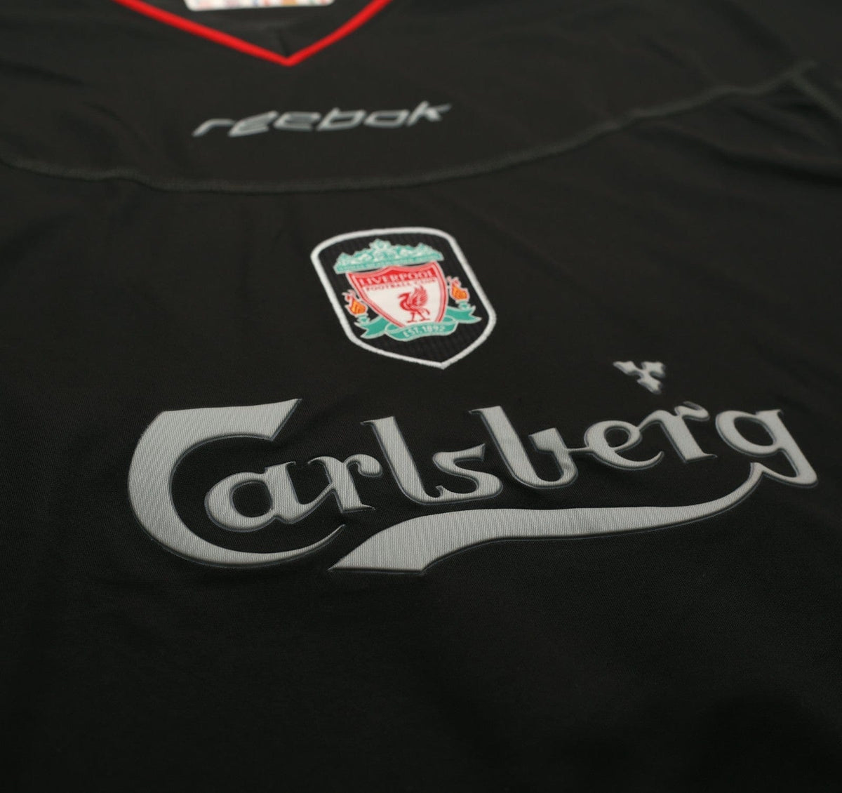 2002/04 GERRARD #17 Liverpool Vintage Reebok Away Football Shirt (M)